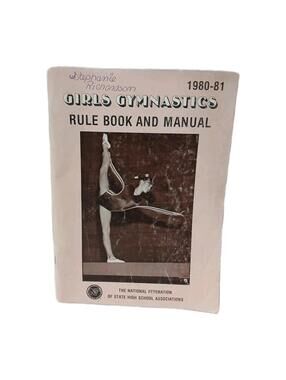 girls gymnastics rule book and manual 1980-81 National Federation Edition